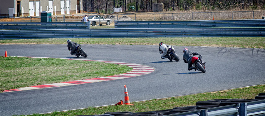 Riders on the track