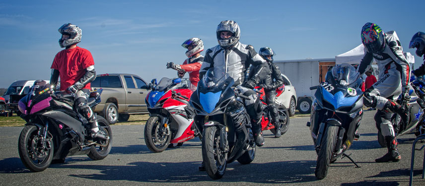 Riders waiting